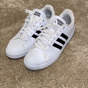 Adidas Cloudfoam men shoe 10.5 white & black